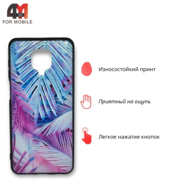 Чехол для Xiaomi Redmi Note 9S/Note 9 Pro/Note 9 Pro Max силиконовый с рисунком, перья