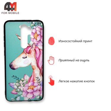 Чехол для Xiaomi Redmi Note 8 Pro силиконовый с рисунком, единорог