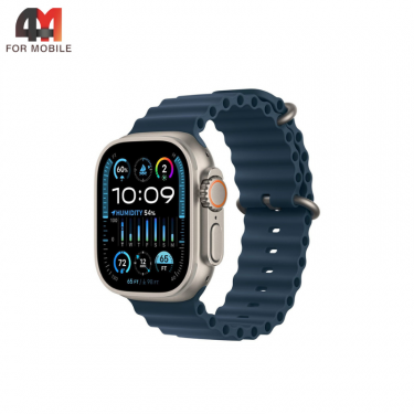 Сменный браслет Apple Watch 42/44/45/46/49 Mm Ocean Band, темно-синий