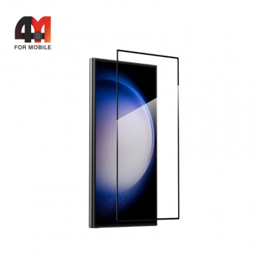 Стекло Samsung S25 Ultra 5D, глянец, черный