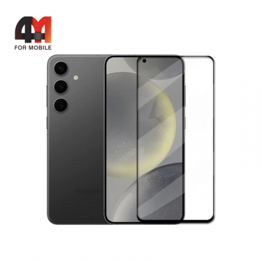 Стекло Samsung S25 Plus 5D, глянец, черный