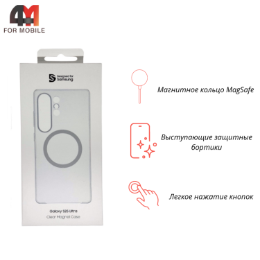 Чехол для Samsung S25 Ultra Clear Case Magnetic, прозрачный