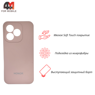 Чехол для Huawei Honor 400 Lite Silicone Case, пудрового цвета