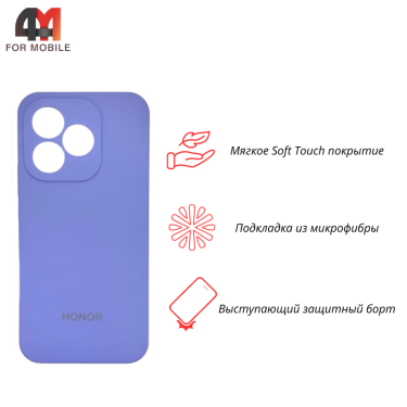 Чехол для Huawei Honor 400 Lite Silicone Case, лавандового цвета