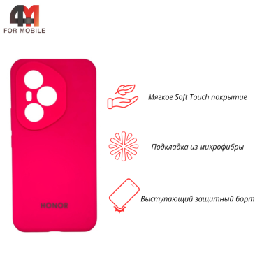 Чехол для Huawei Honor 400 Pro Silicone Case, ярко-розового цвета