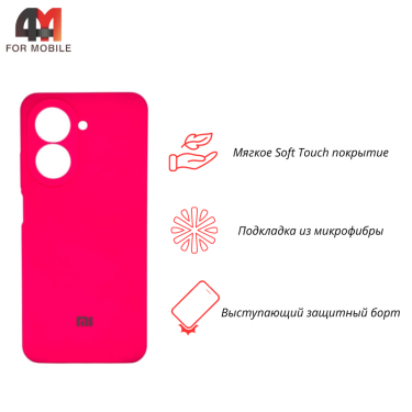 Чехол для Xiaomi Redmi A5 Silicone Case, ярко-розового цвета