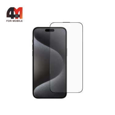 Стекло для Iphone 17 Pro 5D, глянец, черный