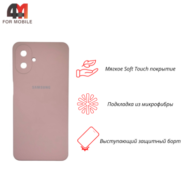 Чехол для Samsung A07 Silicone Case, пудрового цвета