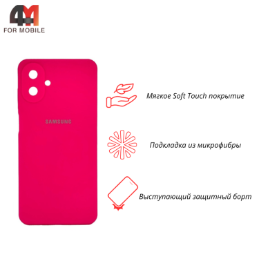 Чехол для Samsung A07 Silicone Case, ярко-розового цвета