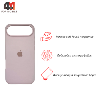 Чехол для iPhone 17 Air Silicone Case, 19 пудровый