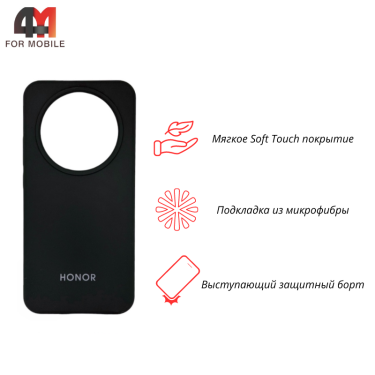 Чехол для Honor X9D Silicone Case, темно-зеленого цвета