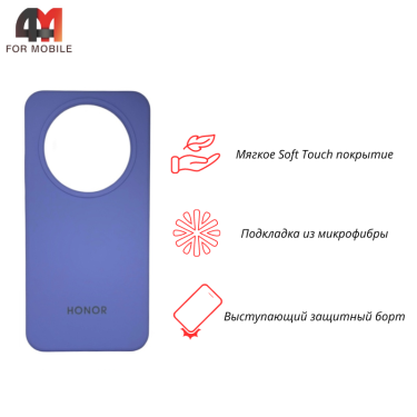 Чехол для Honor X9D Silicone Case, лавандового цвета