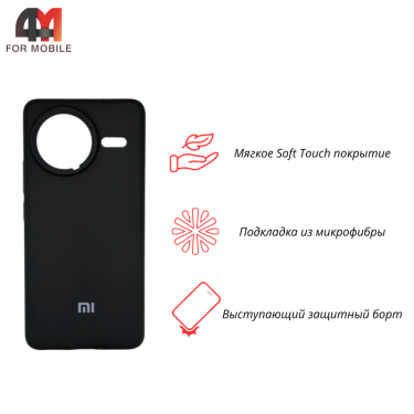 Чехол для Xiaomi Poco F7 Pro 5G Silicone Case, темно-зеленого цвета