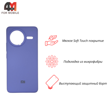 Чехол для Xiaomi Poco F7 Pro 5G Silicone Case, лавандового цвета