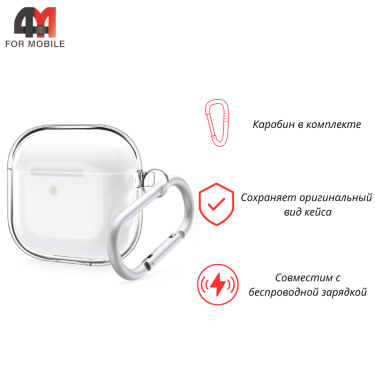 Чехол для Airpods 4 Protective Case, прозрачный
