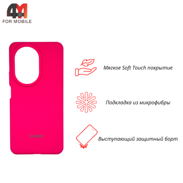 Чехол для телефона Huawei Nova 14 Silicone Case, ярко-розового цвета