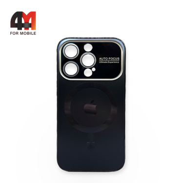 Чехол для iPhone 15 Pro AG Glass+MagSafe, SALE, черного цвета