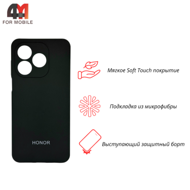 Чехол для Honor X5C/X5C Plus Silicone Case, темно-зеленого цвета