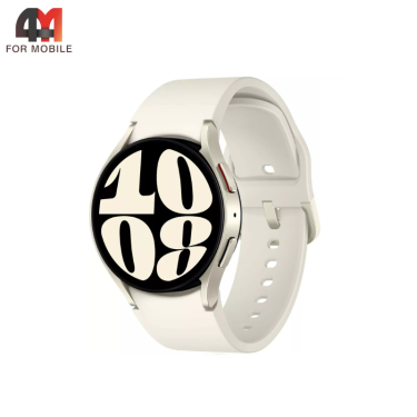 Сменный браслет для Samsung Watch 20 Mm силиконовый, бежевого цвета