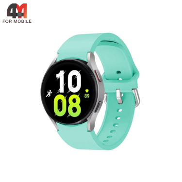 Сменный браслет для Samsung Watch 20 Mm силиконовый, мятного цвета