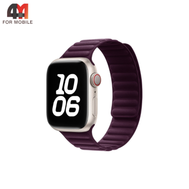 Сменный браслет для Apple Watch 42/44/45/46/49 Mm FineWoven, марсала
