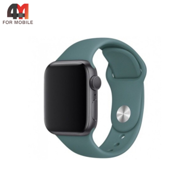Сменный браслет для Apple Watch 42/44/45/46/49 Mm силиконовый, полынь