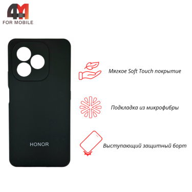 Чехол для Honor X8D Silicone Case, темно-зеленый