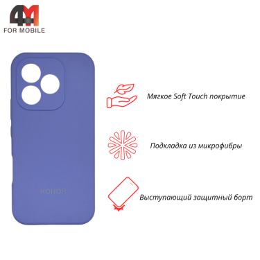 Чехол для Honor 600 Lite Silicone Case, лавандового цвета