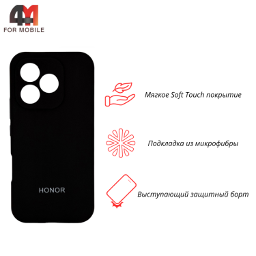 Чехол для Honor 600 Lite Silicone Case, черного цвета