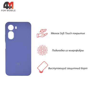 Чехол для Xiaomi Redmi A7 Pro 4G Silicone Case, лавандового цвета