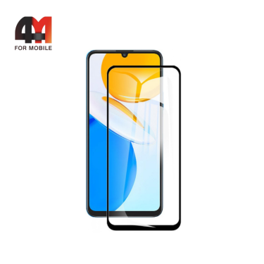 Стекло защитное для Huawei Honor X7C/X7B/X7D/Nova Y73/Nova Y74 5D, глянец, черный