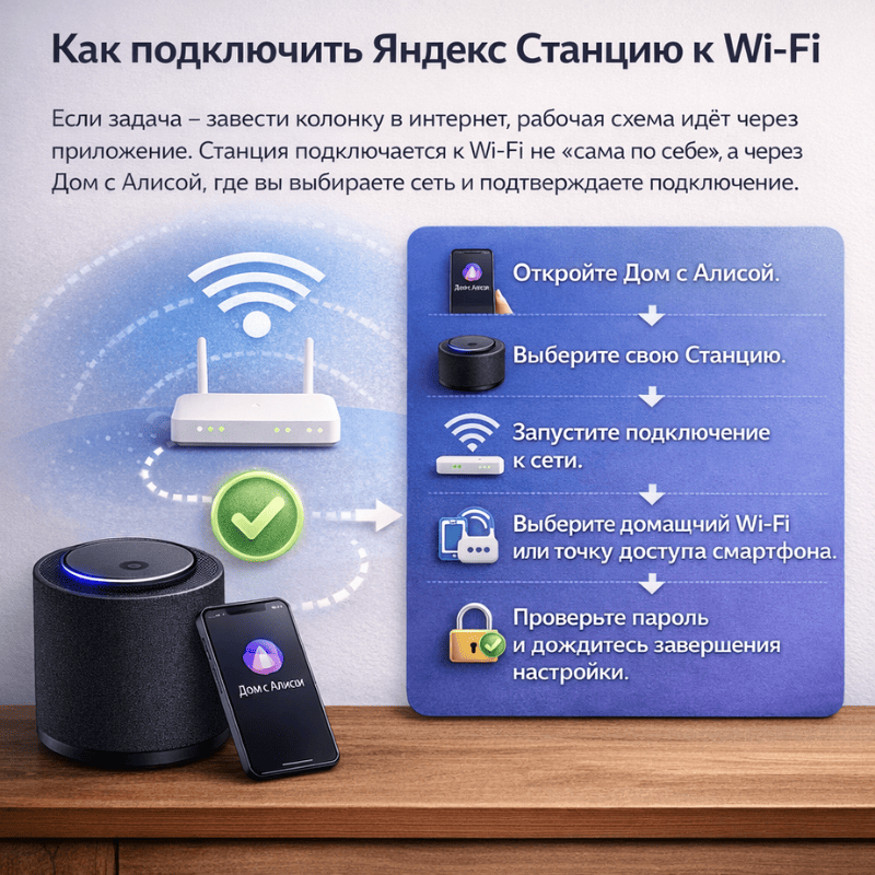 Как подключить Яндекс Станцию к WiFi