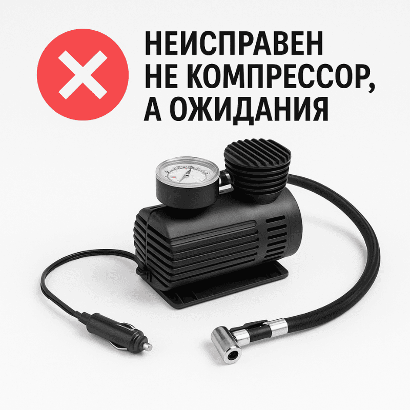 Возможно причина не в компрессоре