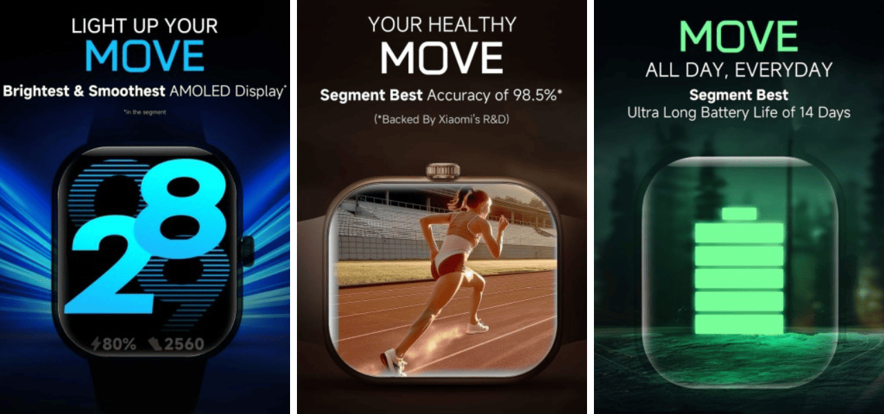 Redmi Watch Move функции