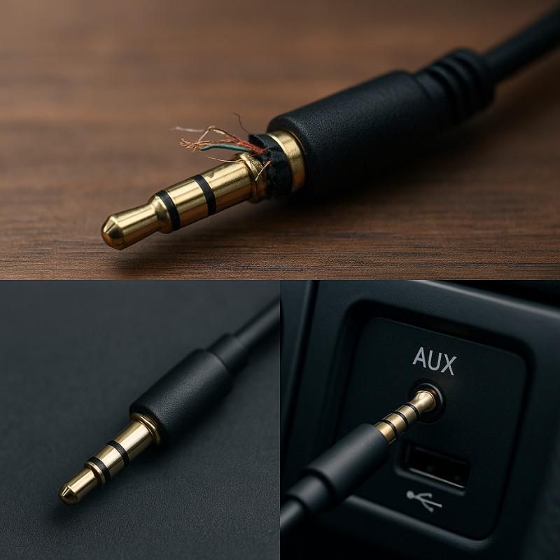 Проверяем aux кабель на симптомы поломок