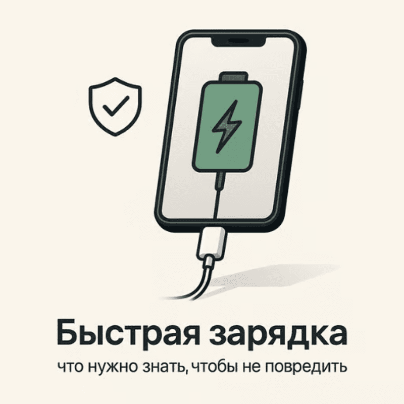 Быстрая зарядка, как заряжать без вреда