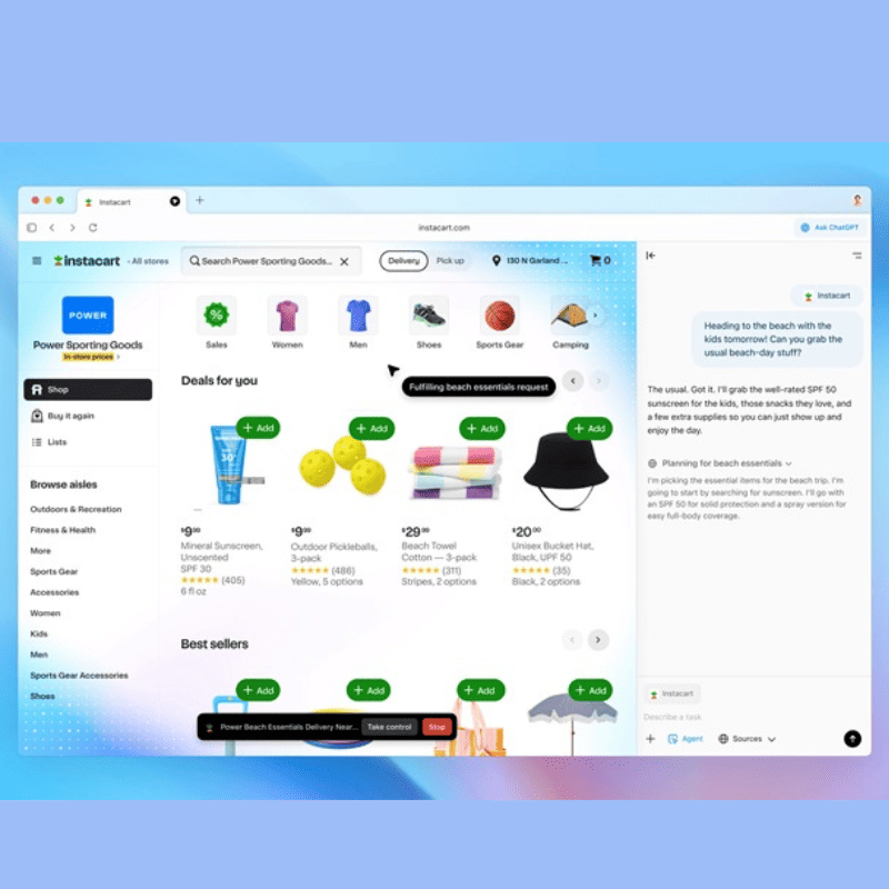 ИИ браузер ChatGPT Atlas