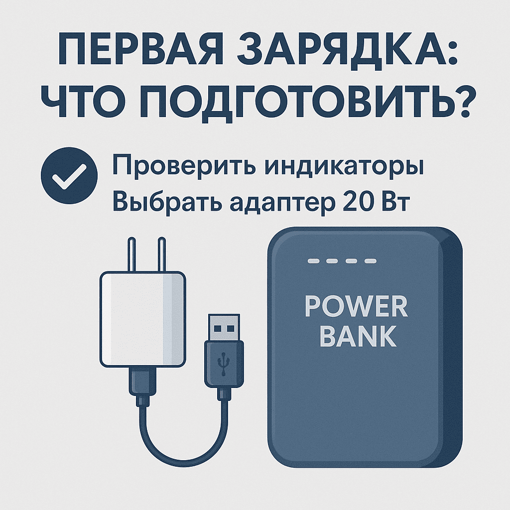 Что нужно перед первой зарядкой Power bank