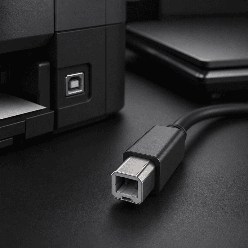 USB-B: разъем для принтеров и периферии