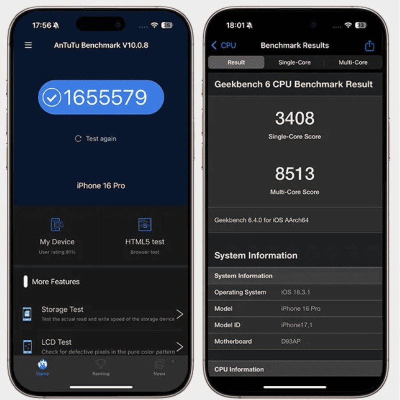 Geekbench 16 pro