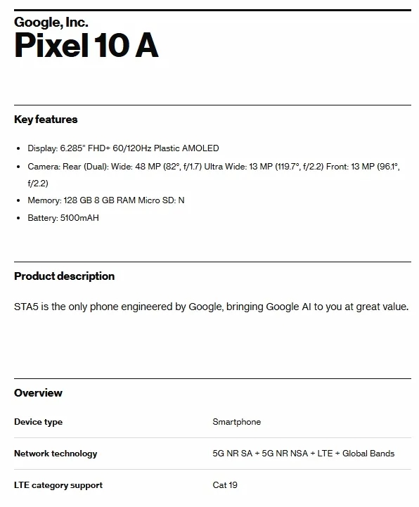 Практическая копия Pixel 9a