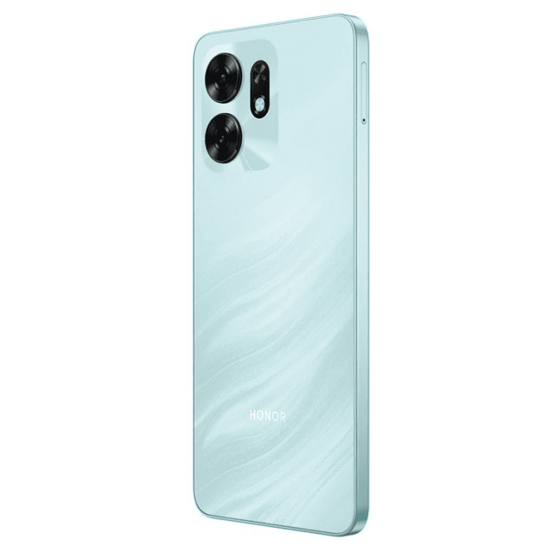 Honor X6d вид сбоку, белый цвет телефона