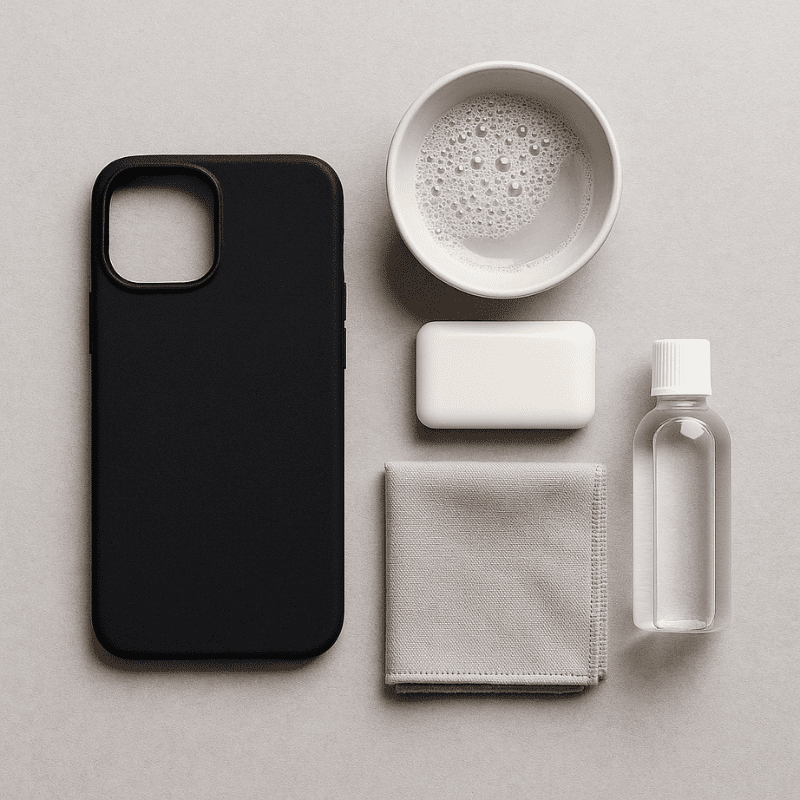 Чистящие средства для чехла. Против скольжения