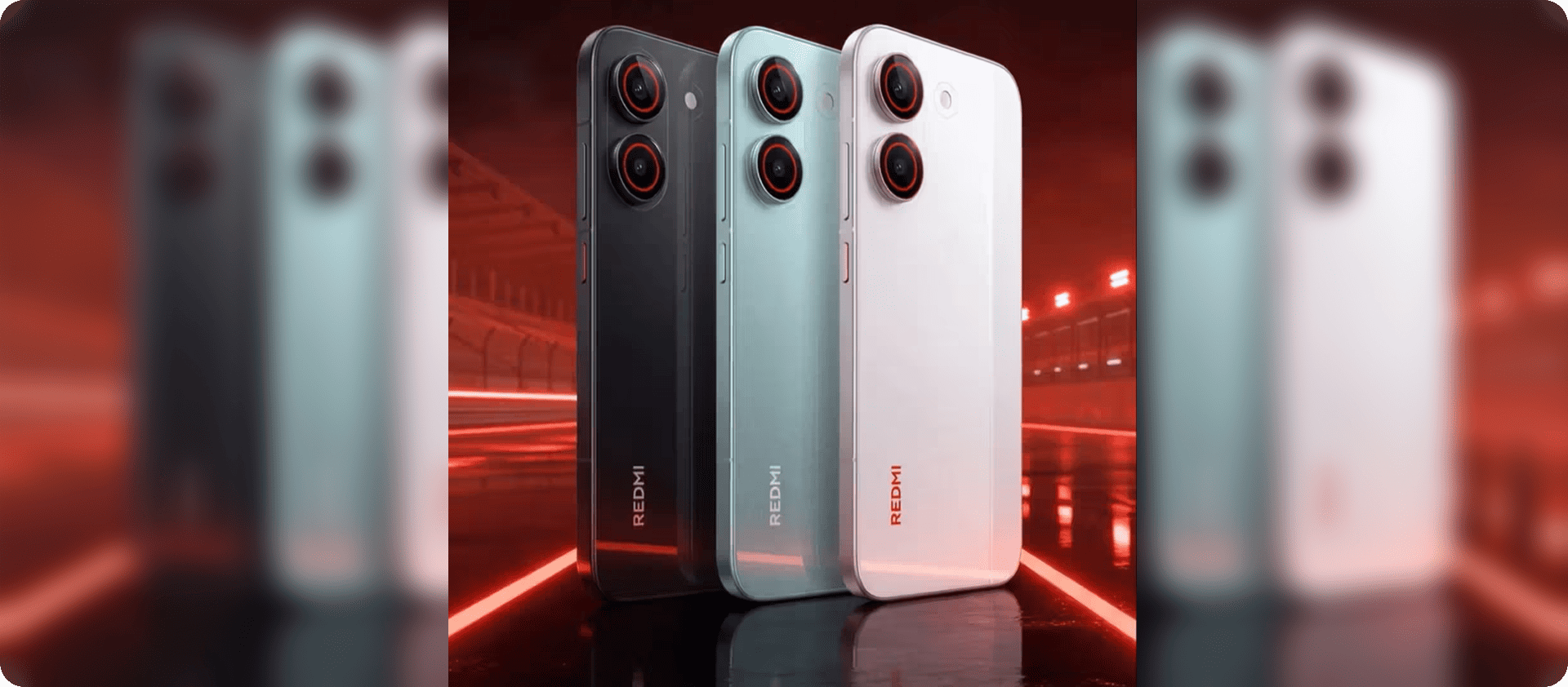 Ожидаемые цвета Redmi Turbo 5 &mdash; белый, зелёный и чёрный