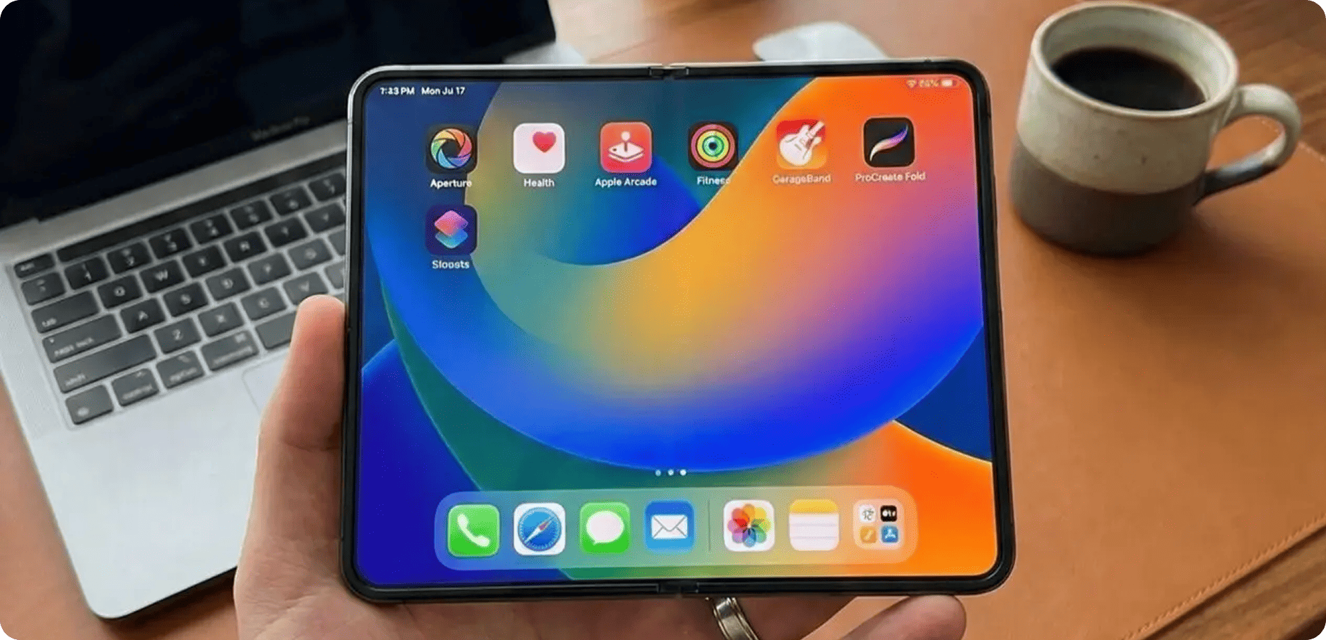 iPhone 18 Fold - предположительный дизайн