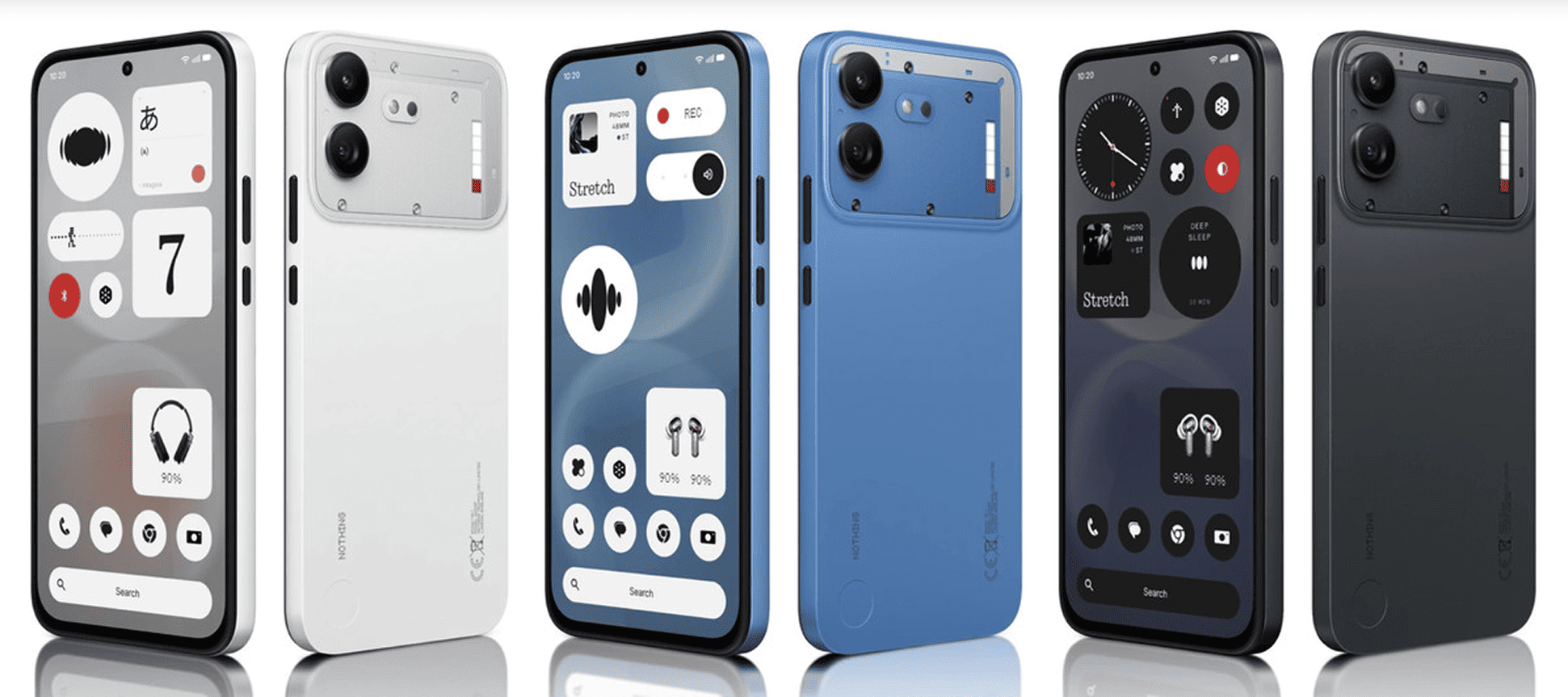 Nothing Phone (4b) имеет прозрачный дизайн с новой световой полосой Glyph