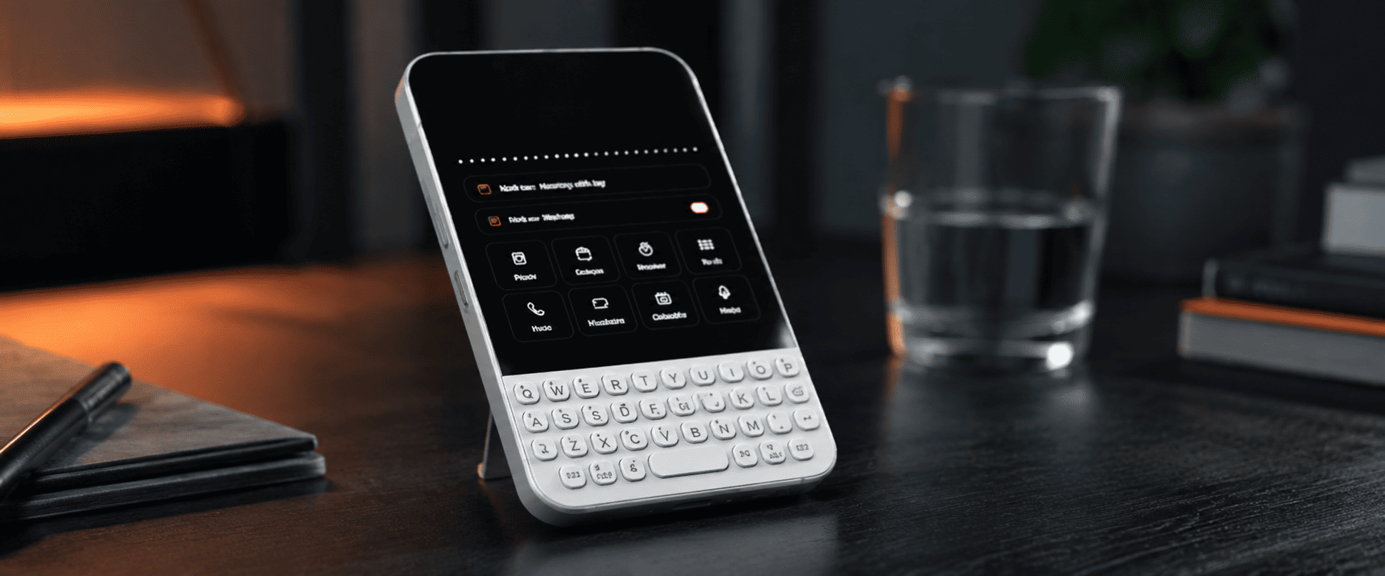 Minimal Phone 2 в белом корпусе с компактным OLED-дисплеем