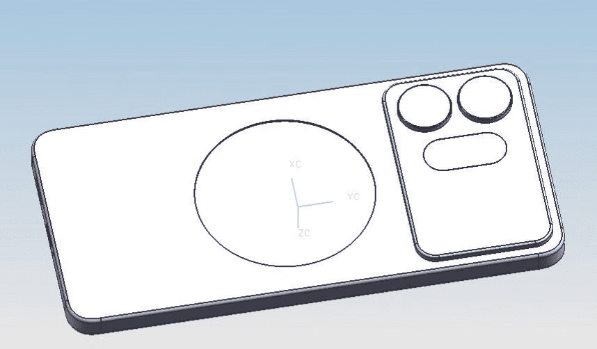 Утечка Ice Universe: Samsung Galaxy S27 Ultra CAD-схема задней панели с крупным блоком камер