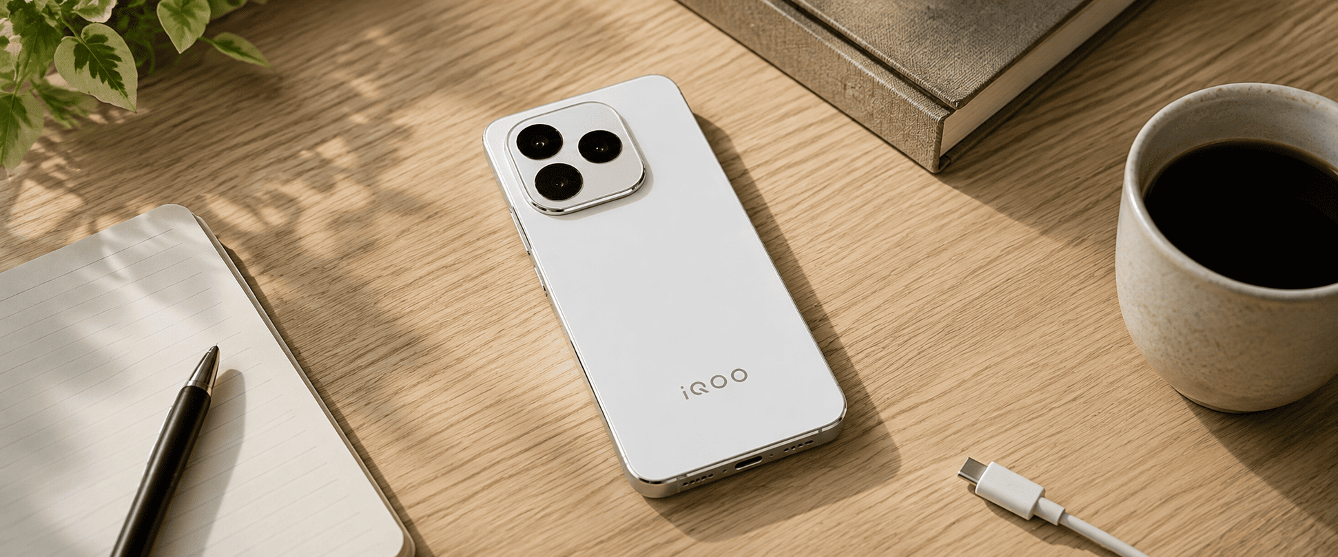 iQOO 16 &mdash; предполагаемый дизайн смартфона на рабочем столе