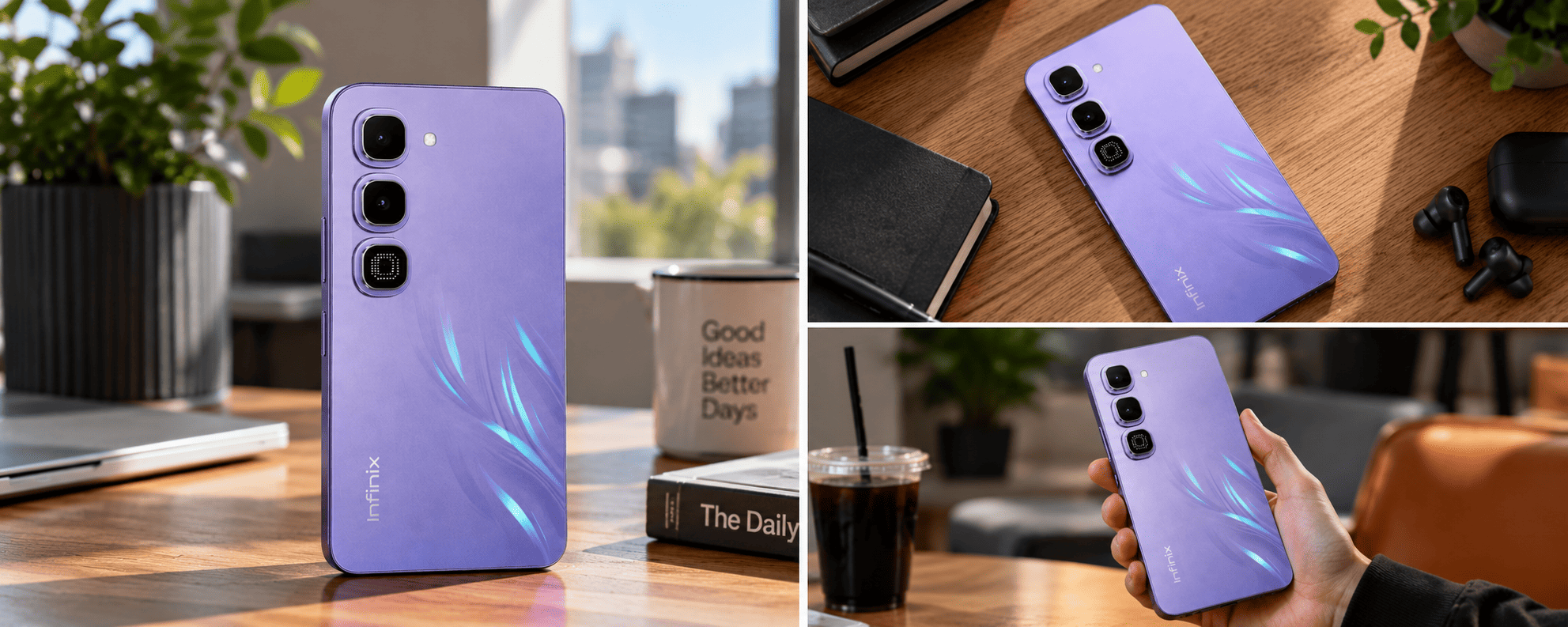 Infinix Hot 70 Pro 5G с двумя камерами и Active Matrix Cube